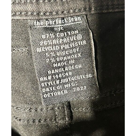 The Perfect Jean NYC Bootcut Jeans Mens 34x36 Black Denim 5-Pocket Performance - Picture 6 of 8